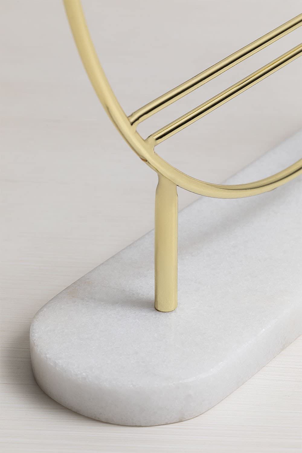 Sklum Kidal Portagioie Metallo Oro con Marmo