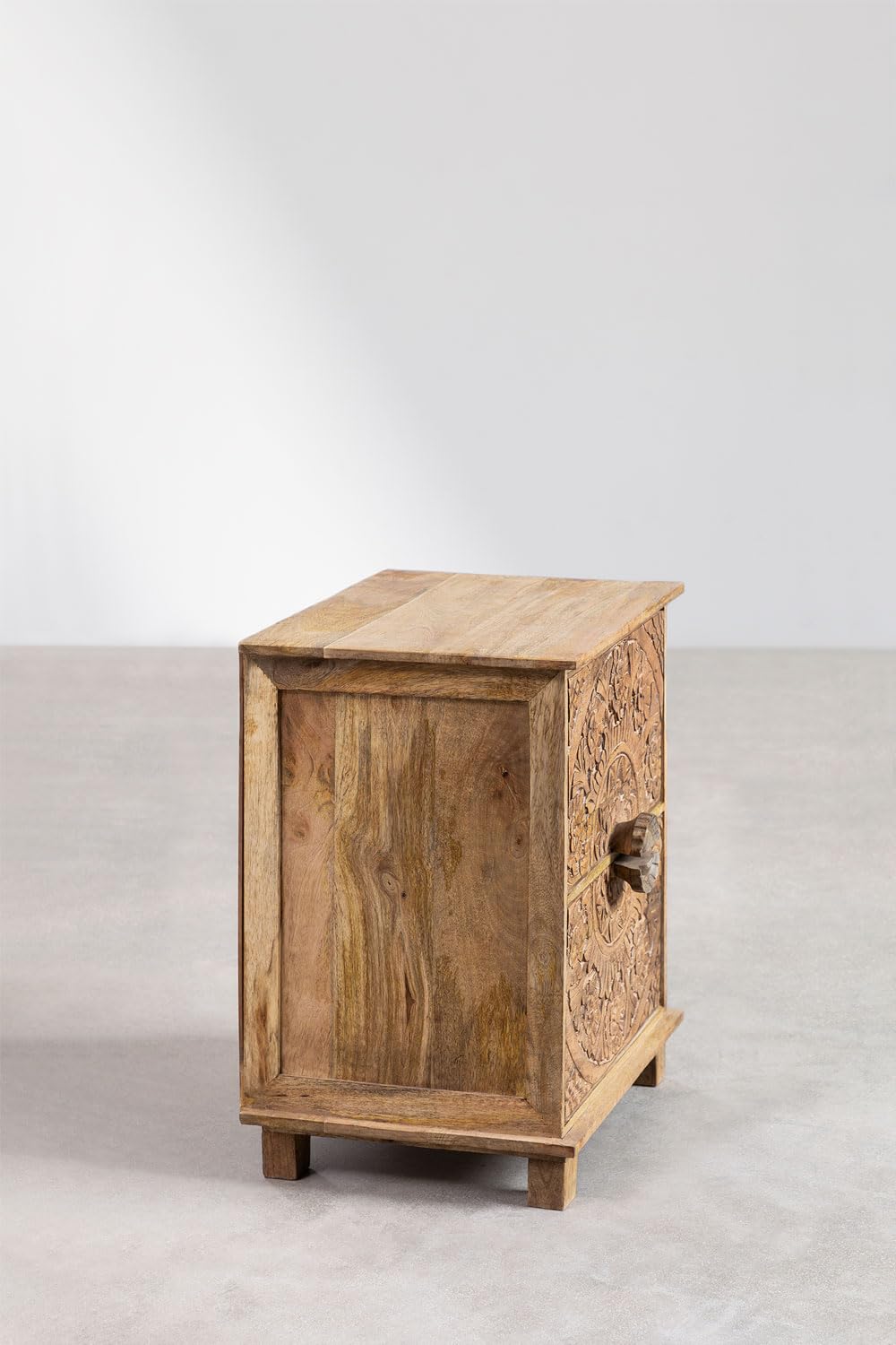 Sklum Wiluna comodino 2 cassetti legno mango