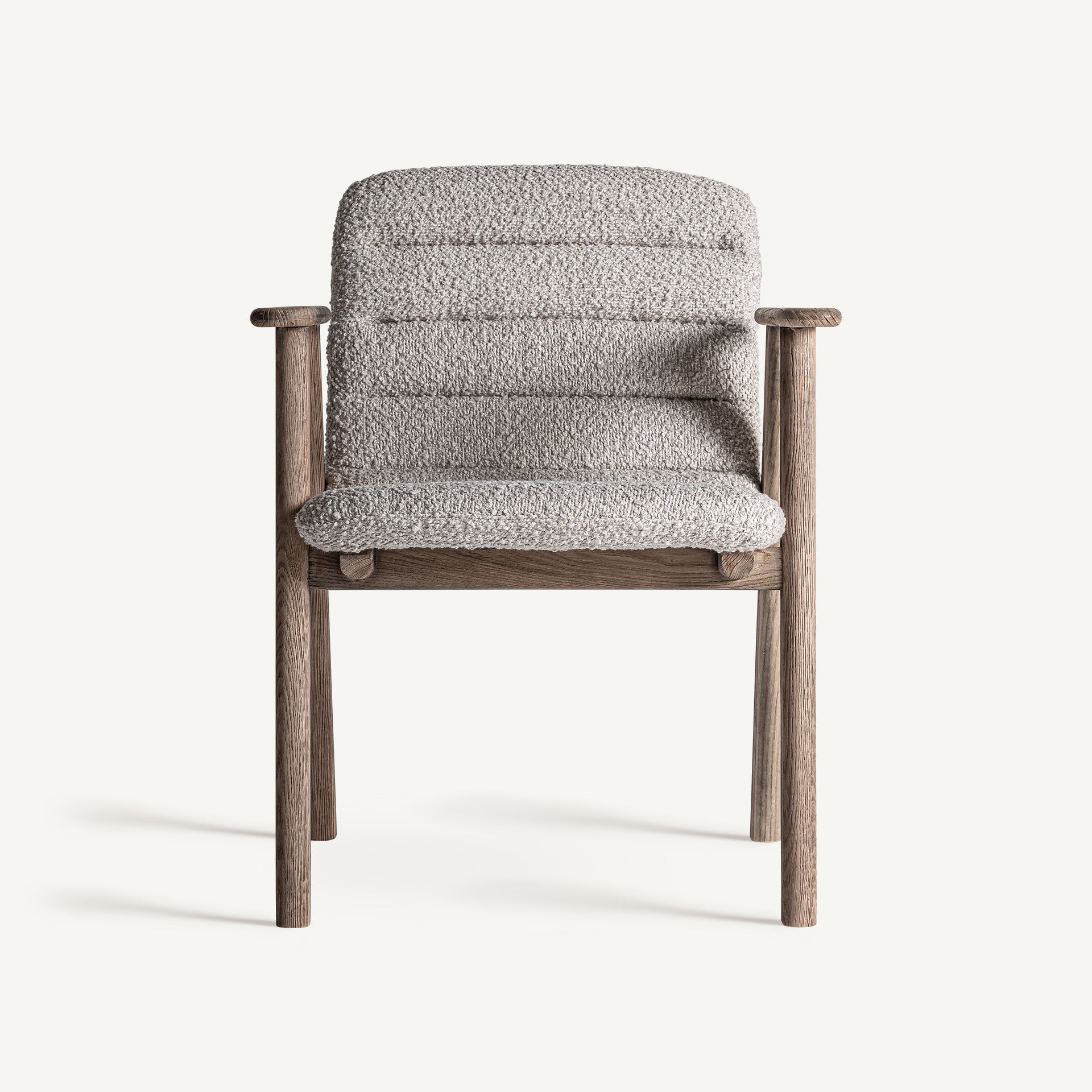 Bambua Jacquard sedia beige struttura olmo