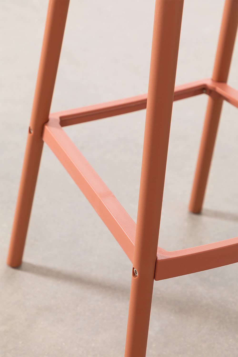 Sklum Ores sgabello alto da giardino terracotta 65 cm