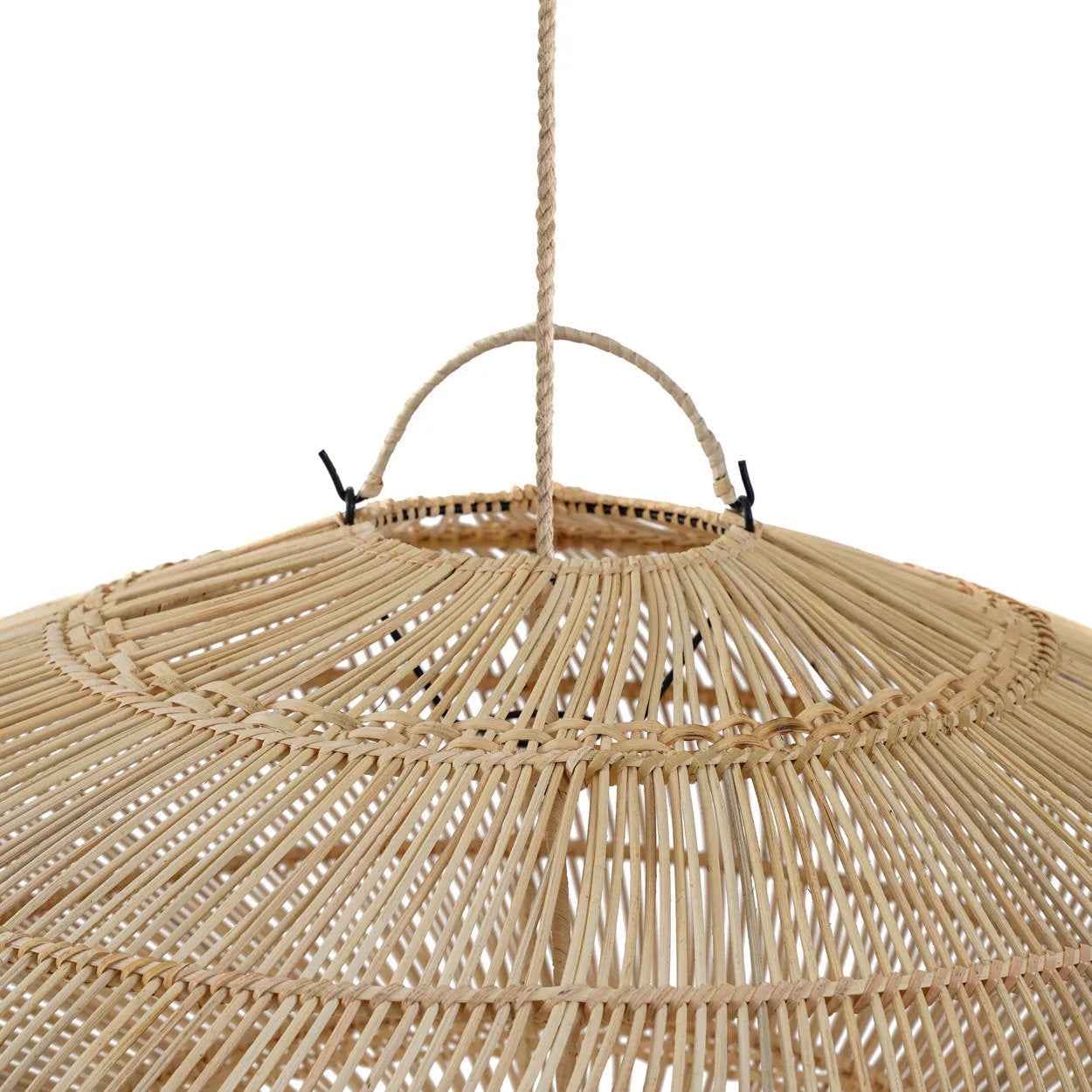 Bambua Macaron lampadario sospensione rattan M