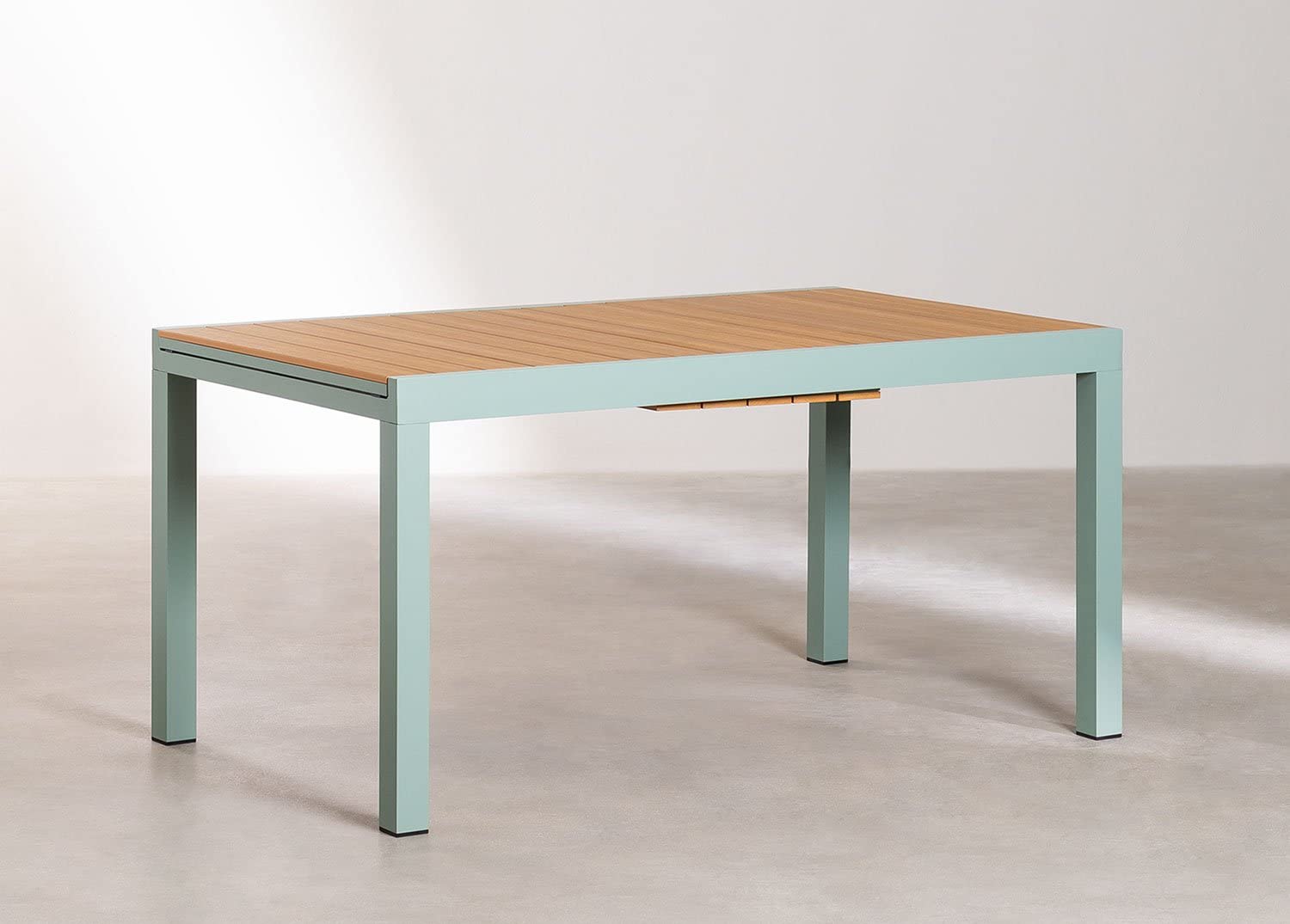 Sklum Saura 150-197 set tavolo e 6 sedie giardino alluminio