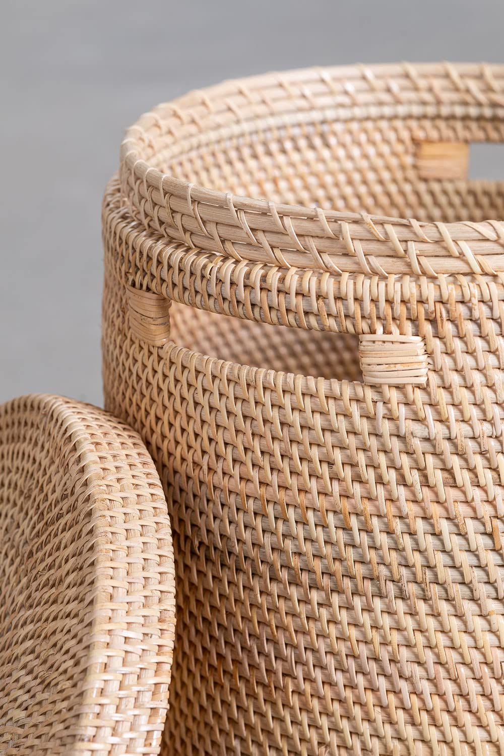 Sklum Guacui Cesto Portabiancheria Rattan Naturale