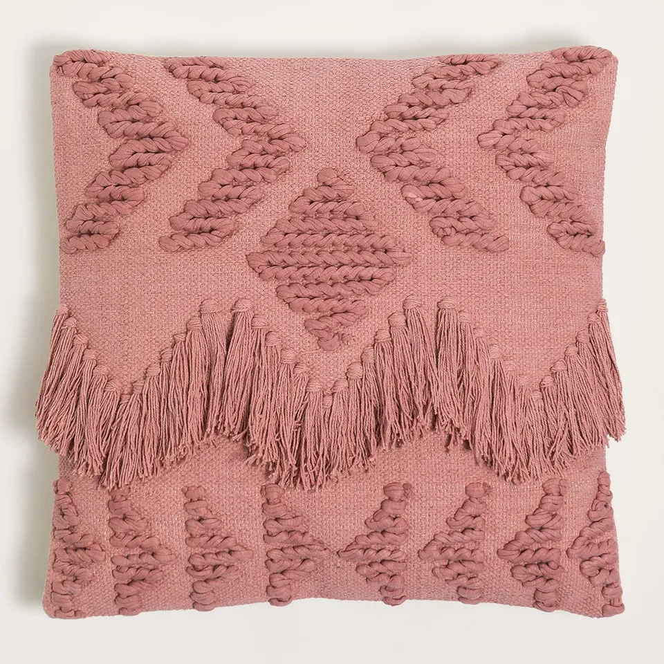 Sklum Gudmet cuscino quadrato cotone 50x50 rosa