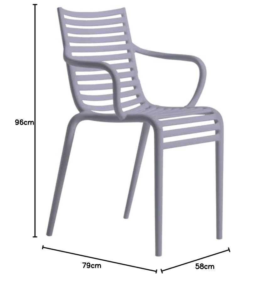 Driade Pip-e poltroncina grigio lavanda