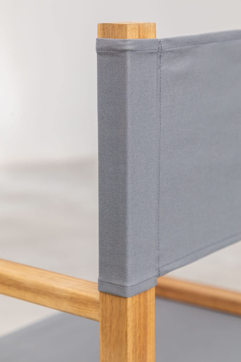Sklum Ridley Style Sedia Regista Pieghevole Legno Grigio Esercito