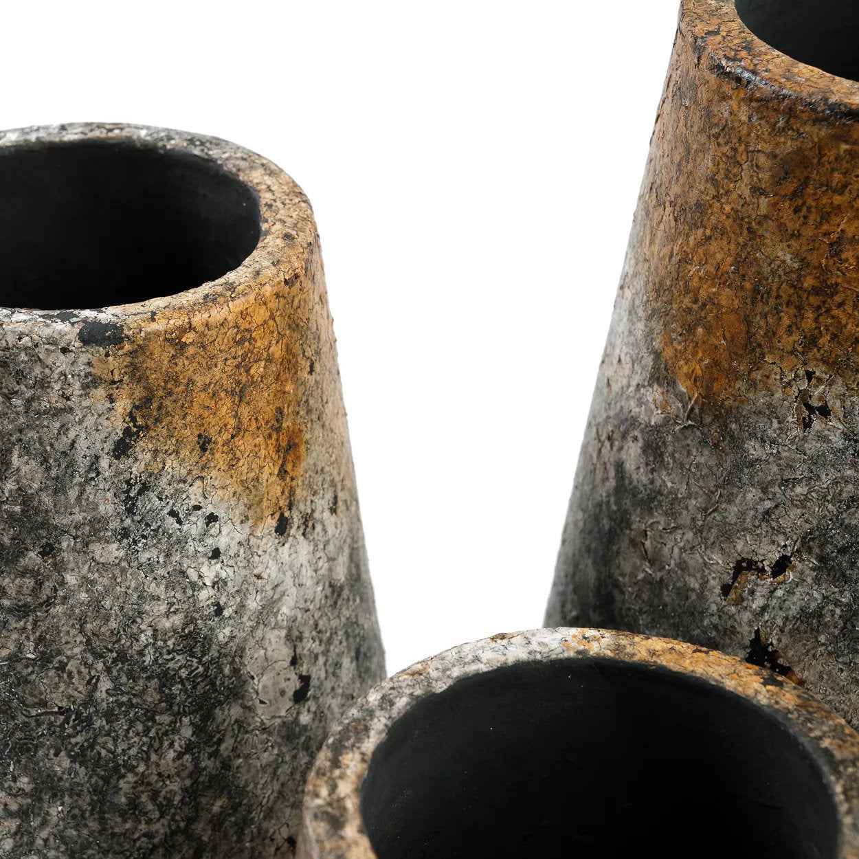 Bambua Spooky vaso terracotta grigio L