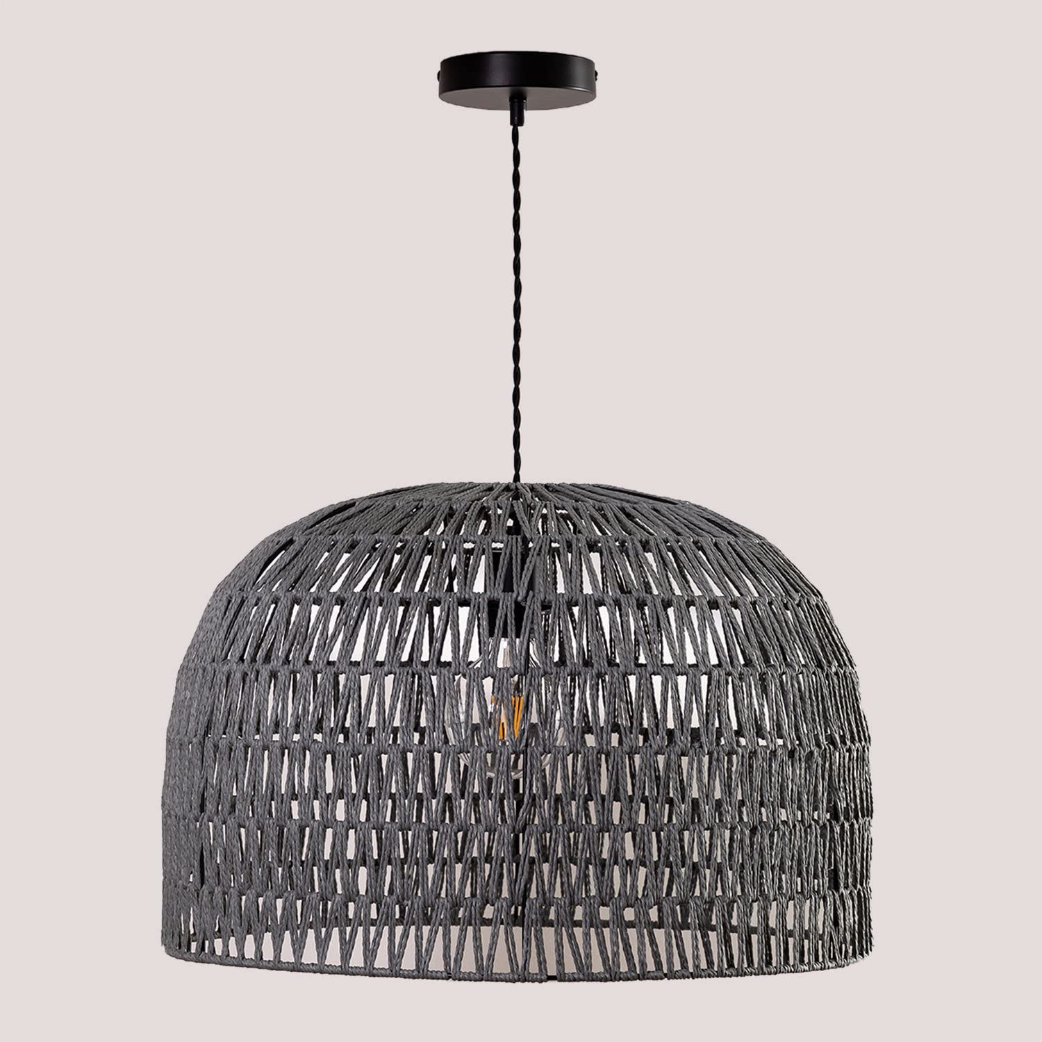 Sklum Mylo Lampada da Soffitto in Carta Grigio