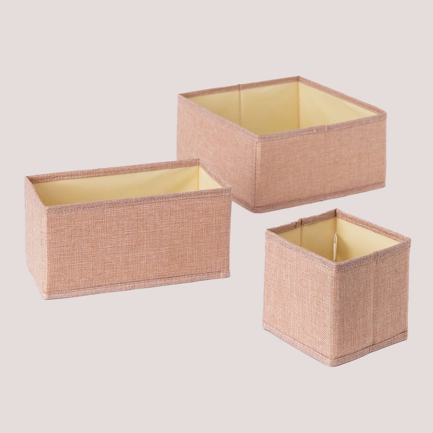Sklum Samel Set 3 Scatole Contenitore Cotone