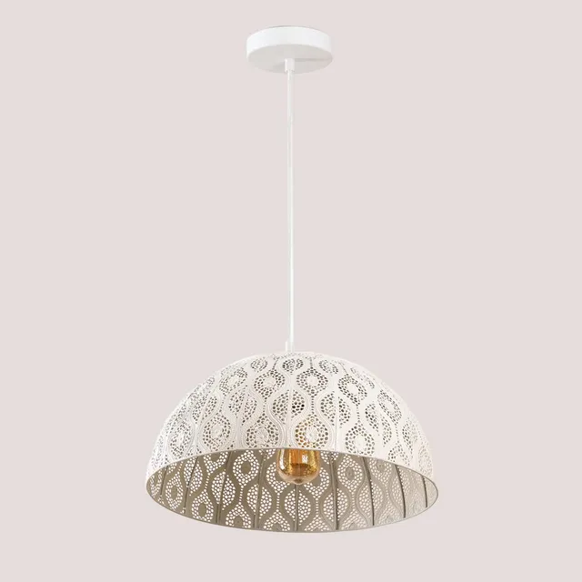 Sklum Meraki lampadario bianco antico metallo
