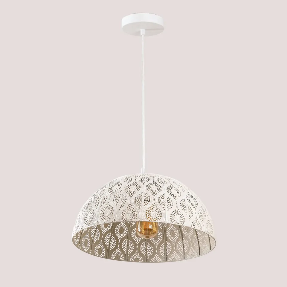 Sklum Meraki lampadario bianco antico metallo