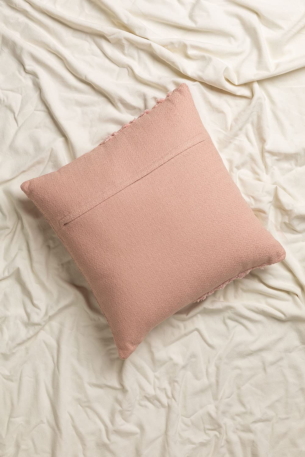 Sklum Mori cuscino 45x45 cm rosa nocciola cotone