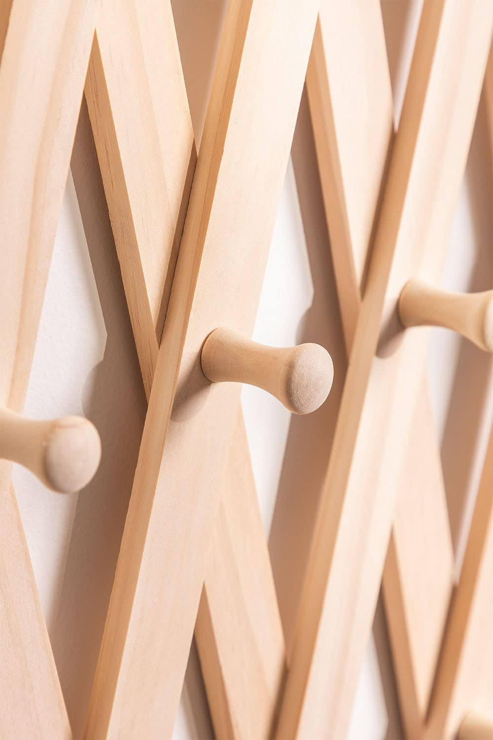 Sklum Ixi L Appendiabiti da Parete in Legno di Pino Estensibile