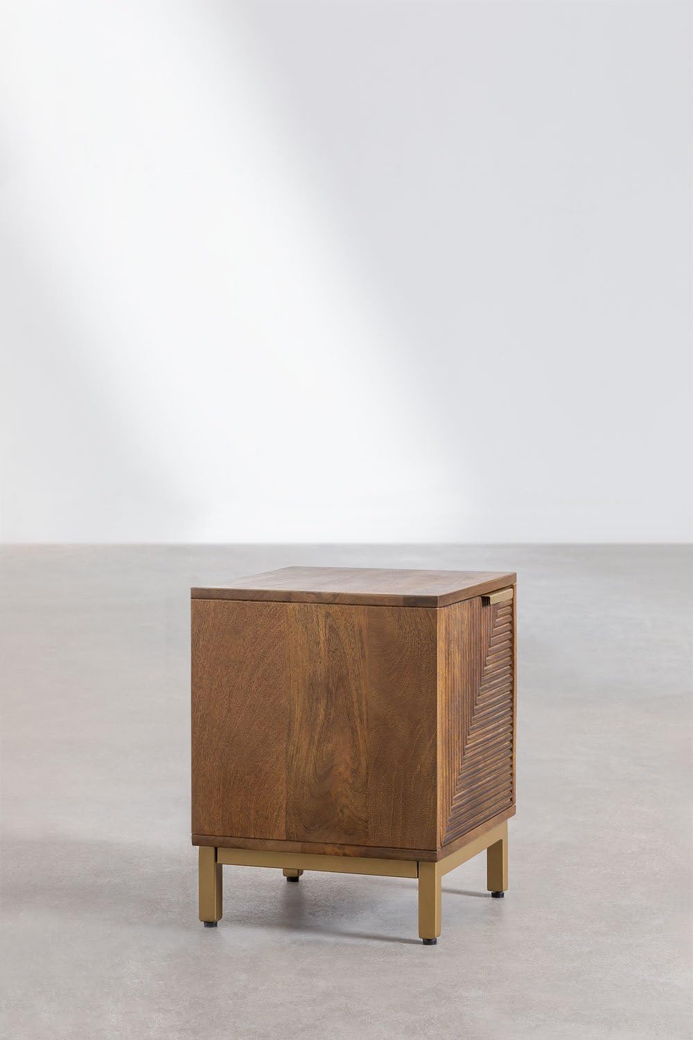 Sklum Baty comodino legno mango gambe ferro