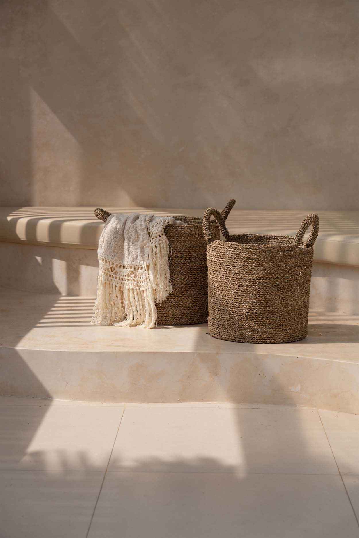 Bambua Gypsy plaid letto natural bohemien