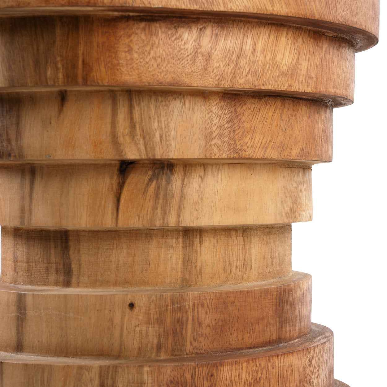 Bambua Mazu sgabello natural legno suar