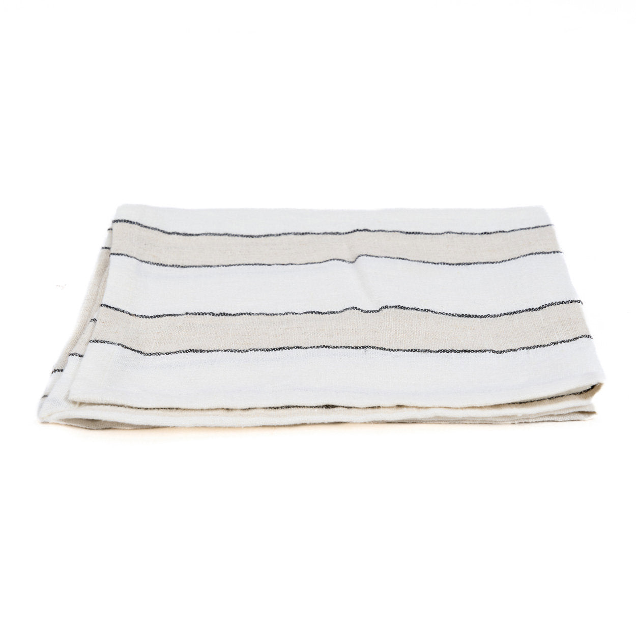 Bambua Provence tovagliolo lino 45x45 bianco nero