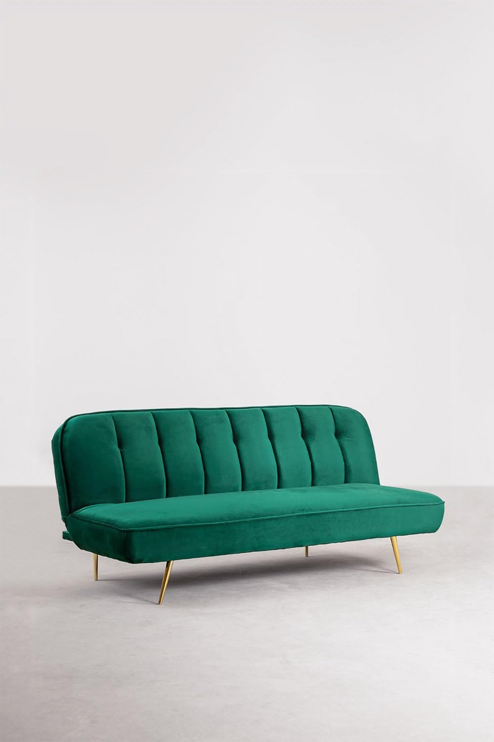 Sklum Ellmy divano letto 3 posti velluto clic-clac