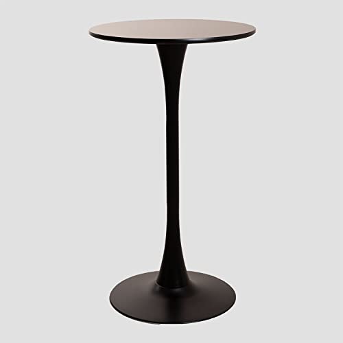 Sklum Ivet Style tavolo alto rotondo Ø60 cm nero