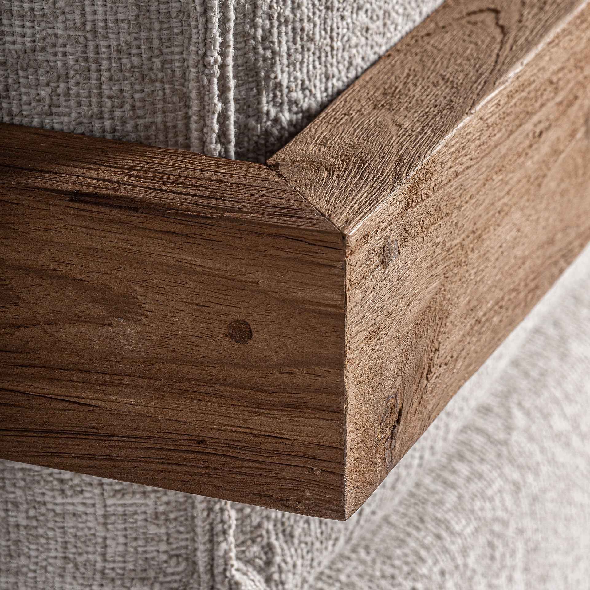 Bambua Testa modulo divano angolare da esterno teak