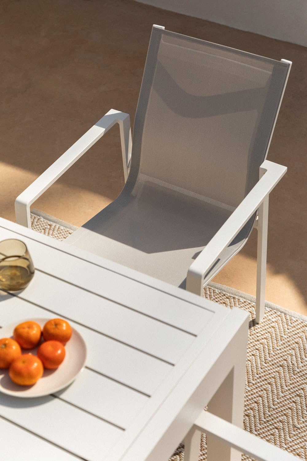 Sklum Eika Sedie da Giardino Alluminio Pack 4 Impilabili