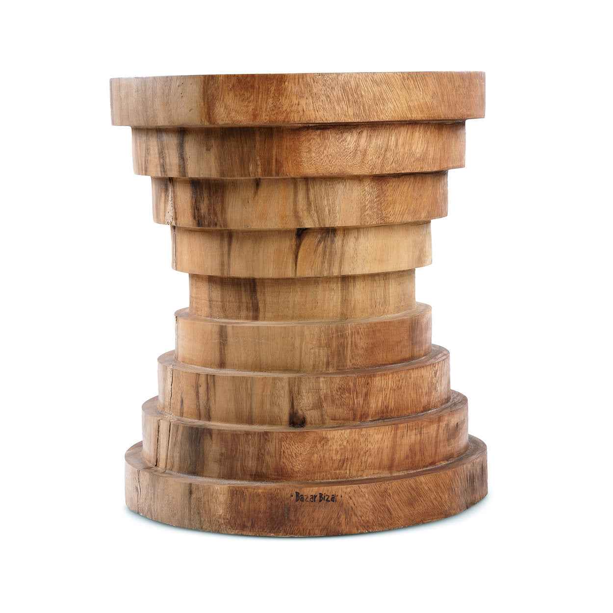 Bambua Mazu sgabello natural legno suar