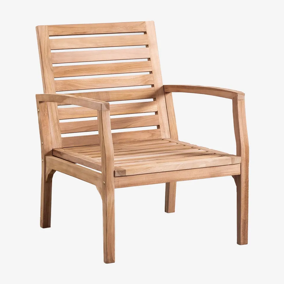 Sklum Adira Poltrona da Giardino in Teak con Braccioli
