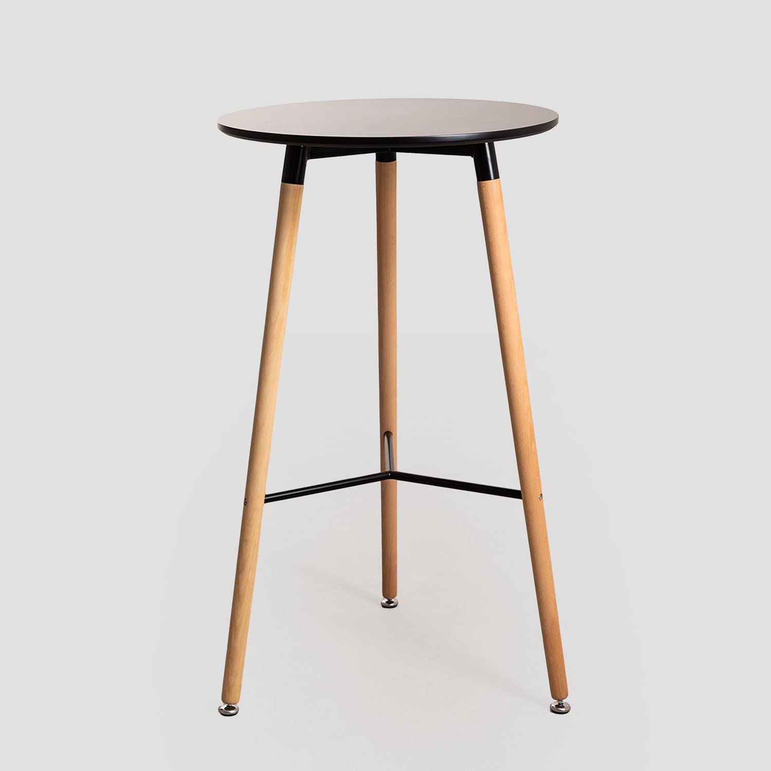 Sklum Royal Design Black&Natural tavolo alto rotondo Ø60 cm