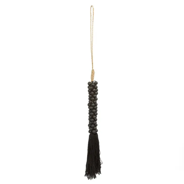 Bambua Wooden Beads nappa nera legno cotone