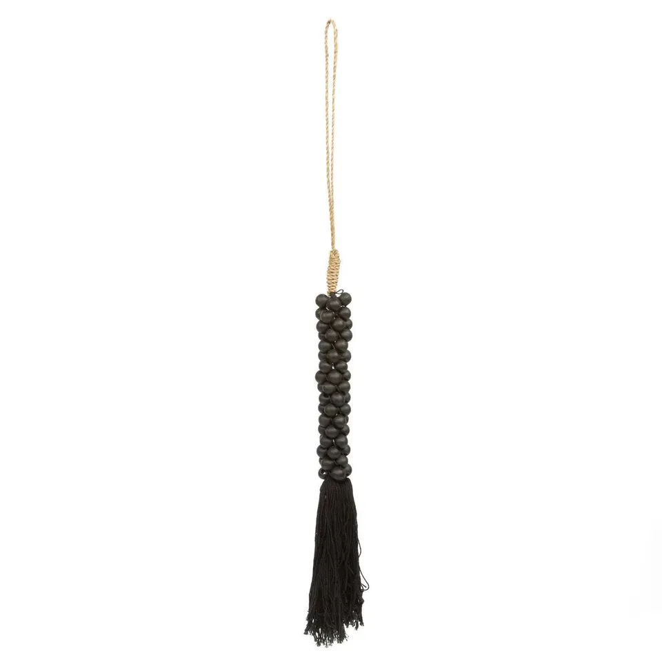 Bambua Wooden Beads nappa nera legno cotone