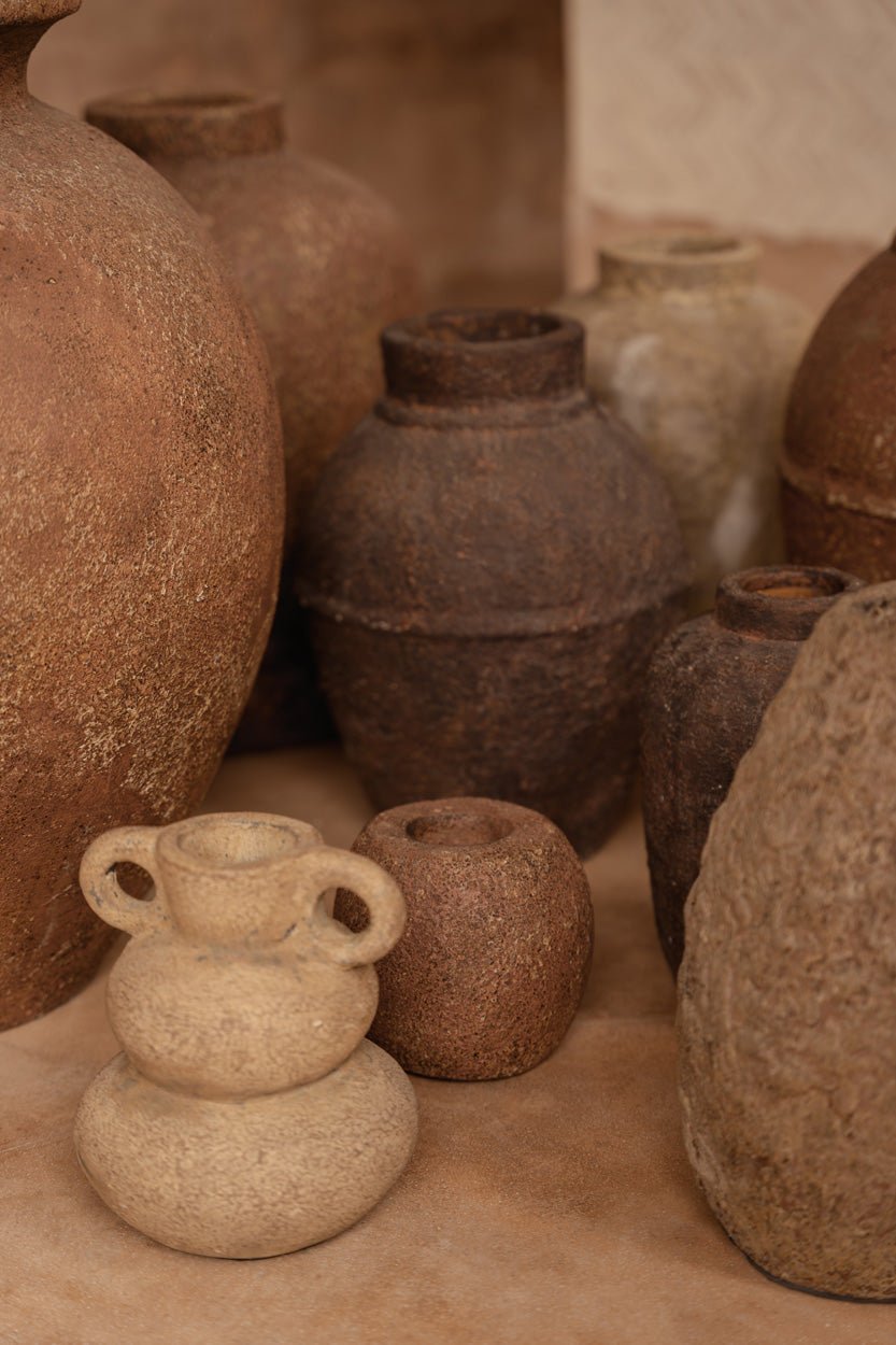 Bambua Earthen Balance vaso terracotta sabbia S