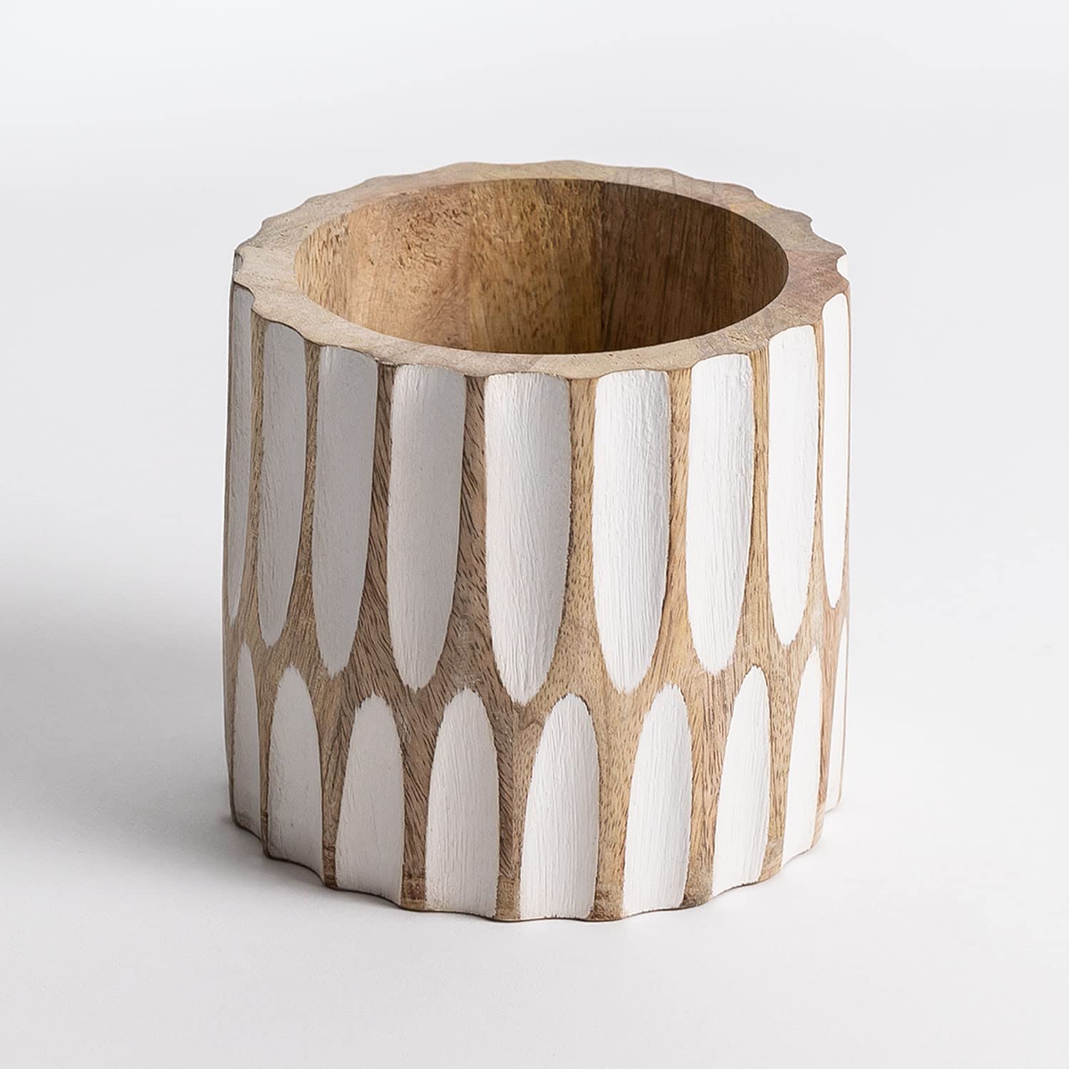 Sklum Dordon vaso in legno di mango 10-30 cm