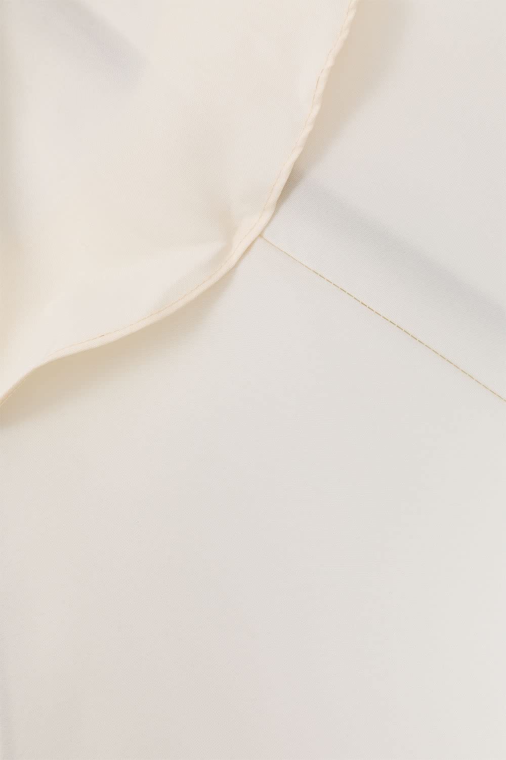 Sklum Benque 267 cm Ombrellone Semicircolare Bianco Poliestere