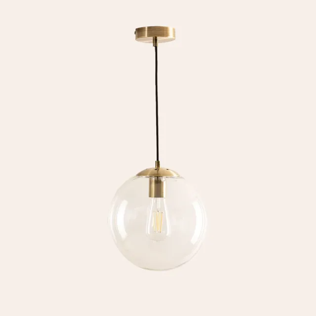 Sklum Boyi lampada a soffitto metallo vetro