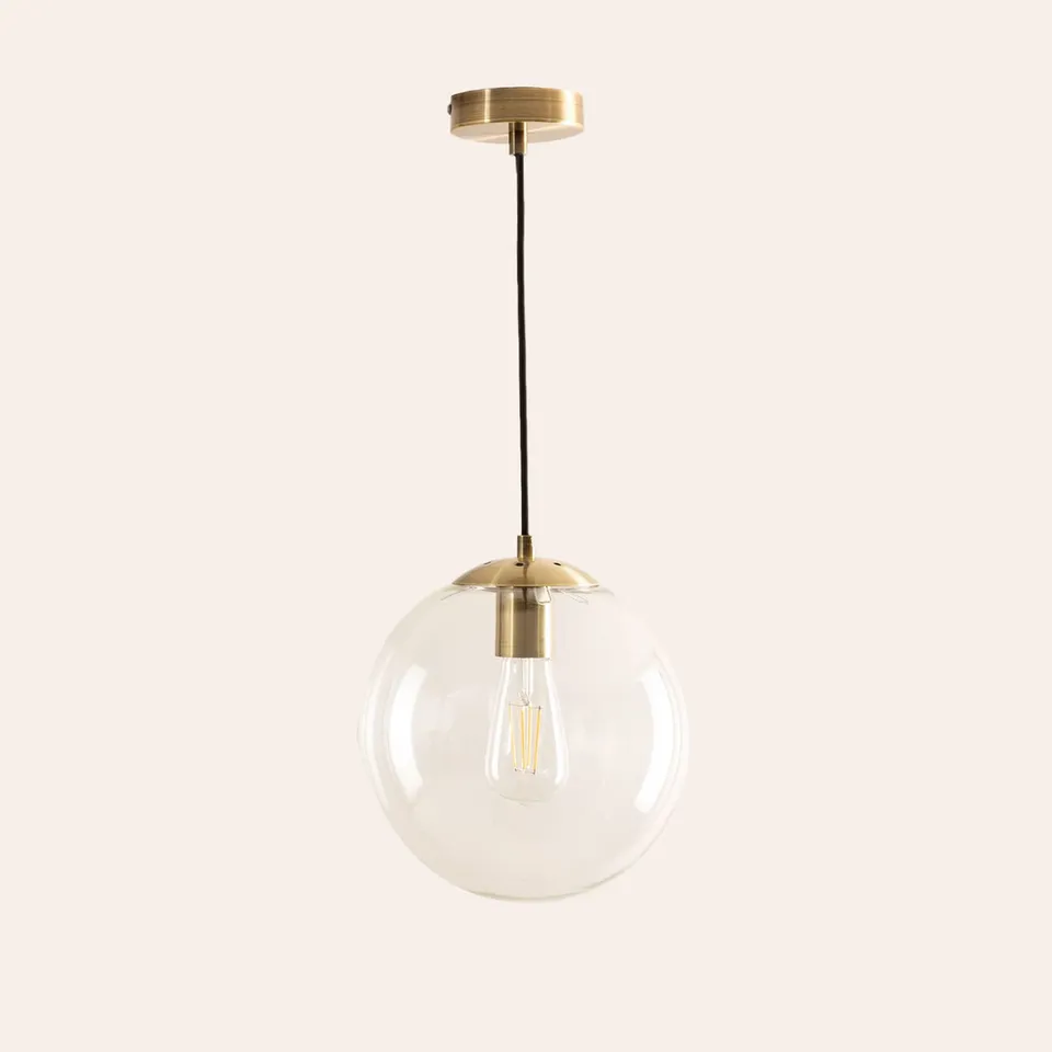 Sklum Boyi lampada a soffitto metallo vetro