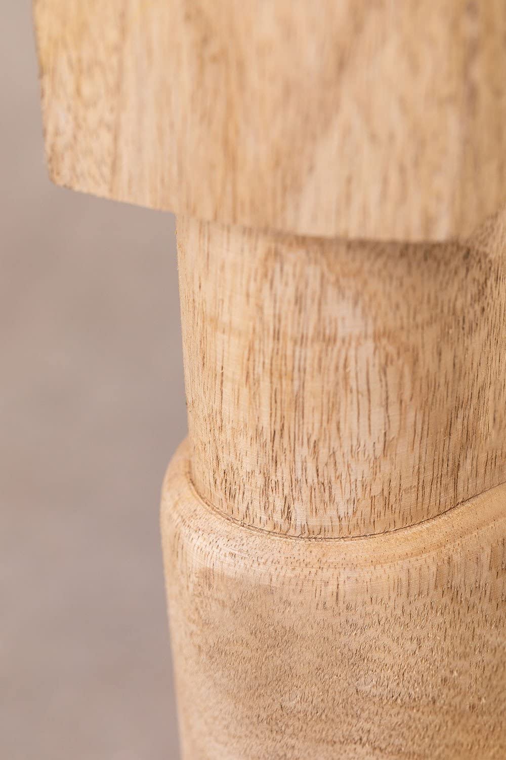 Sklum Kiron 120 cm tavolino macramè legno mango