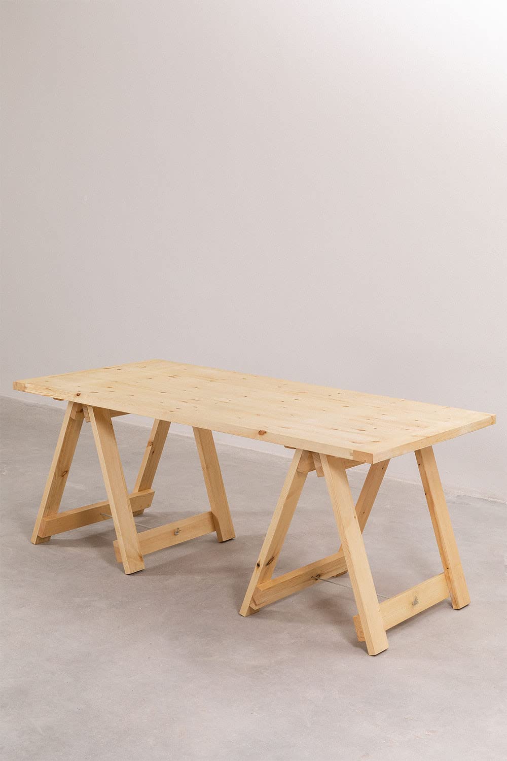 Sklum Anic Tavolo Pieghevole Olmo 180x90 cm Naturale