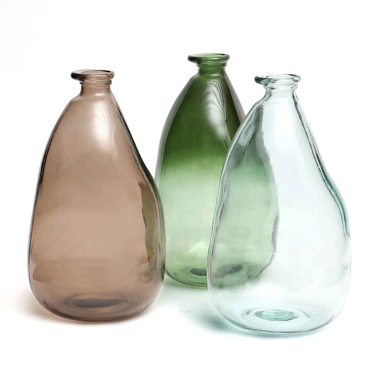 Bambua Shudi vaso verde vetro riciclato