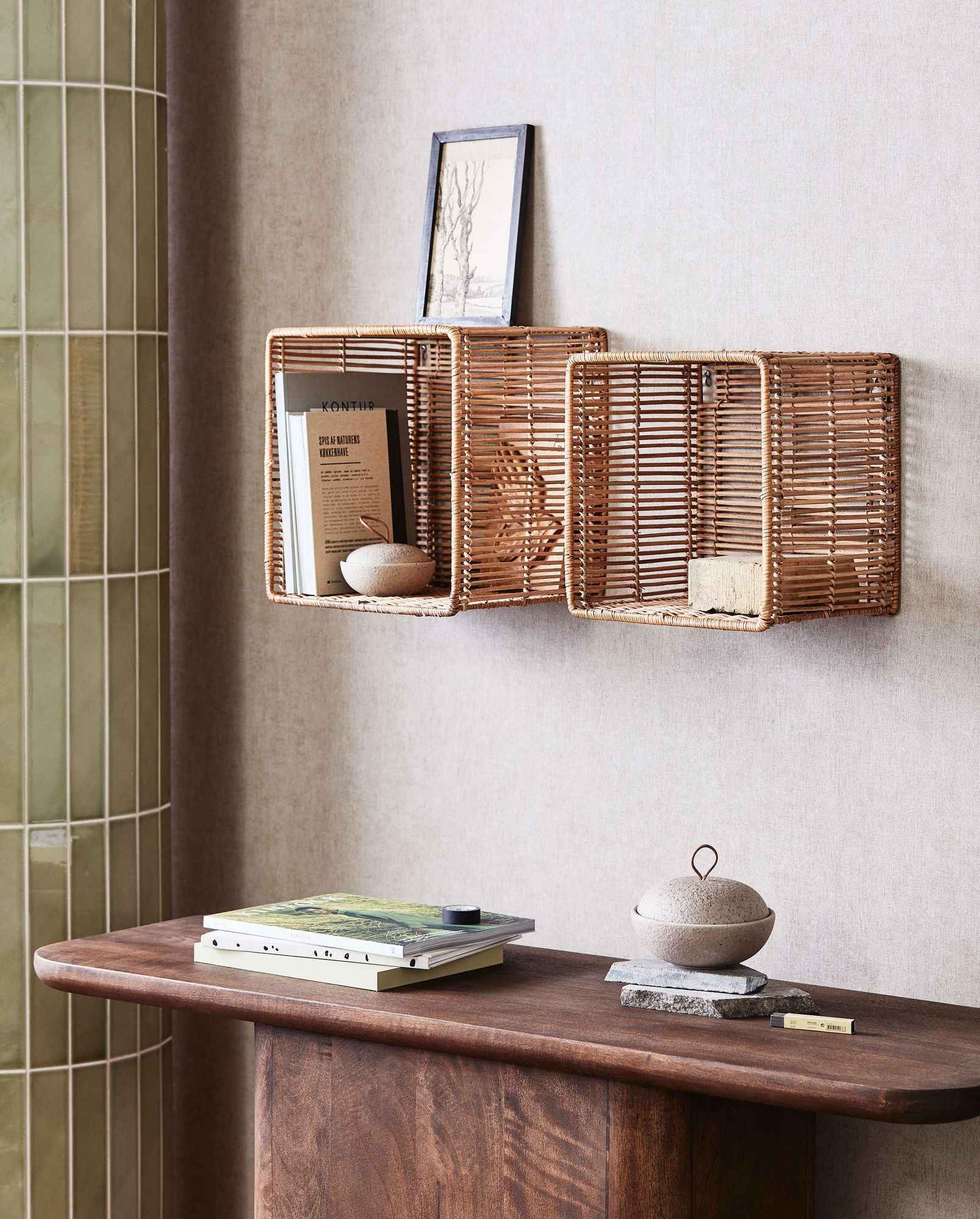 Bambua Zeya Storage Set cestini vimini 2 pezzi