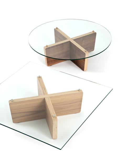Colé T01 tavolino caffè geometrico