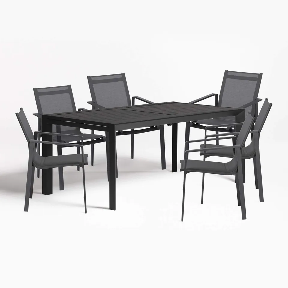 Sklum Starmi Eika Set da Giardino 180-240 cm Antracite