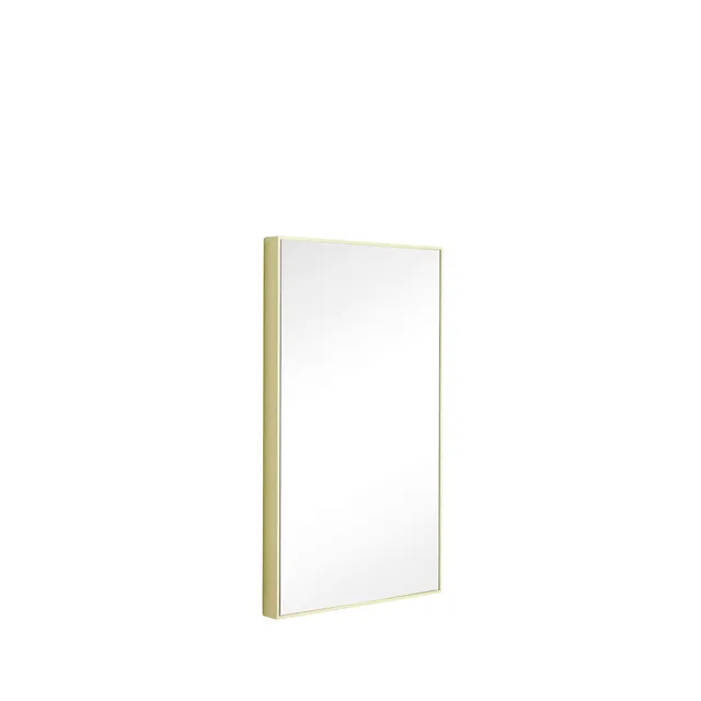 Bambua Shine specchio da parete giallo M