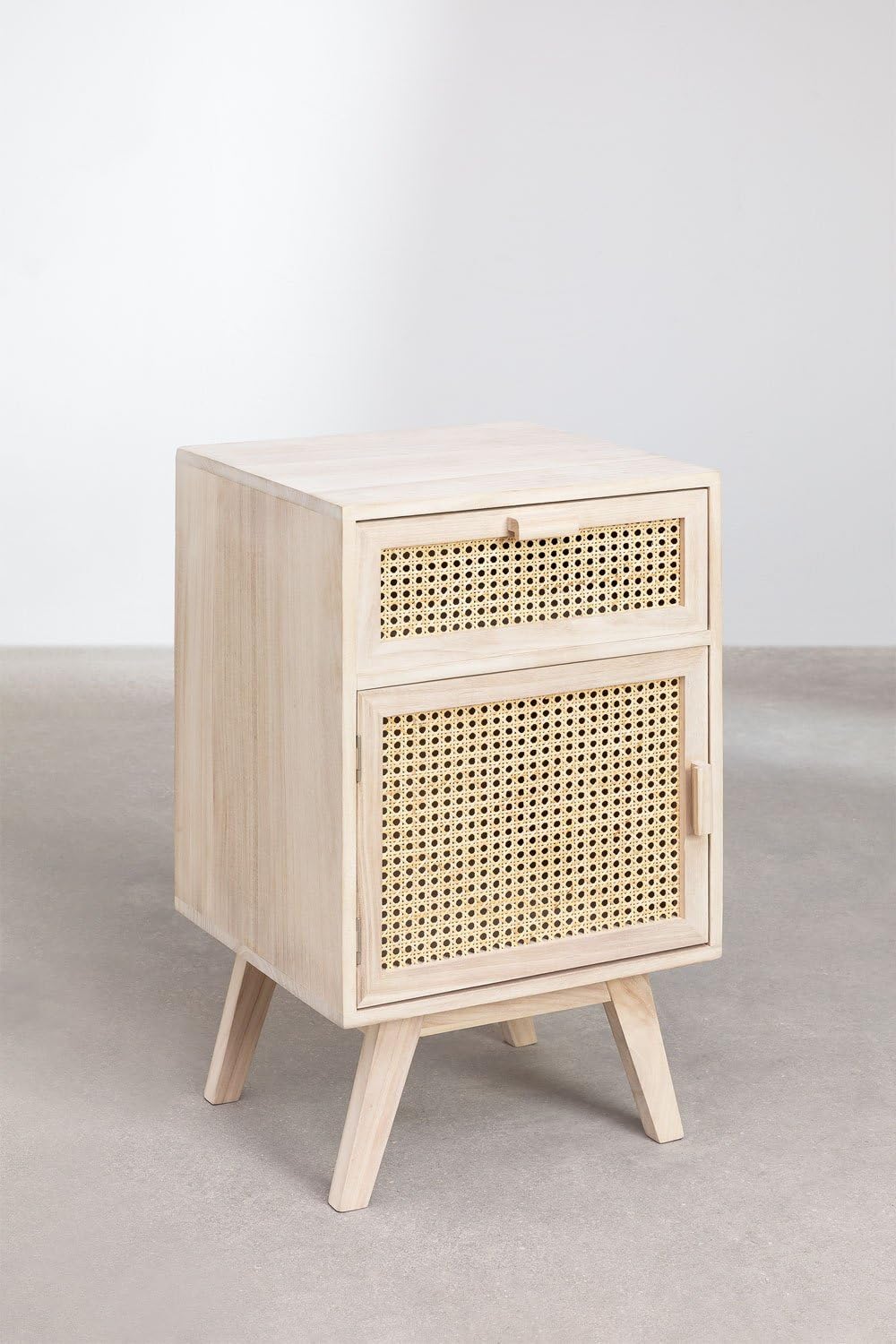 Sklum Ralik Design comodino portaoggetti legno naturale
