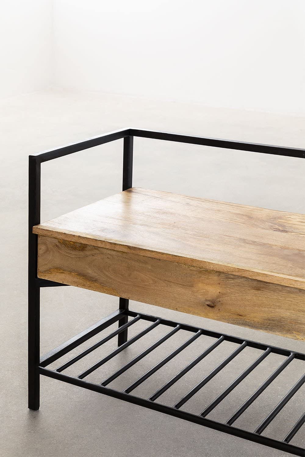 Sklum Okut scarpiera legno mango 91 cm con panca