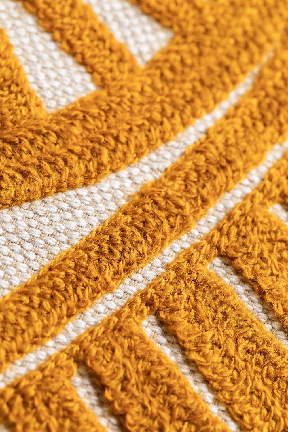 Sklum Osvid Cuscino in Cotone 45x45 cm Arancione Zafferano