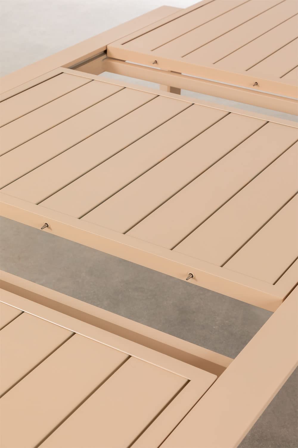 Sklum Starmi tavolo giardino allungabile alluminio beige 180 cm