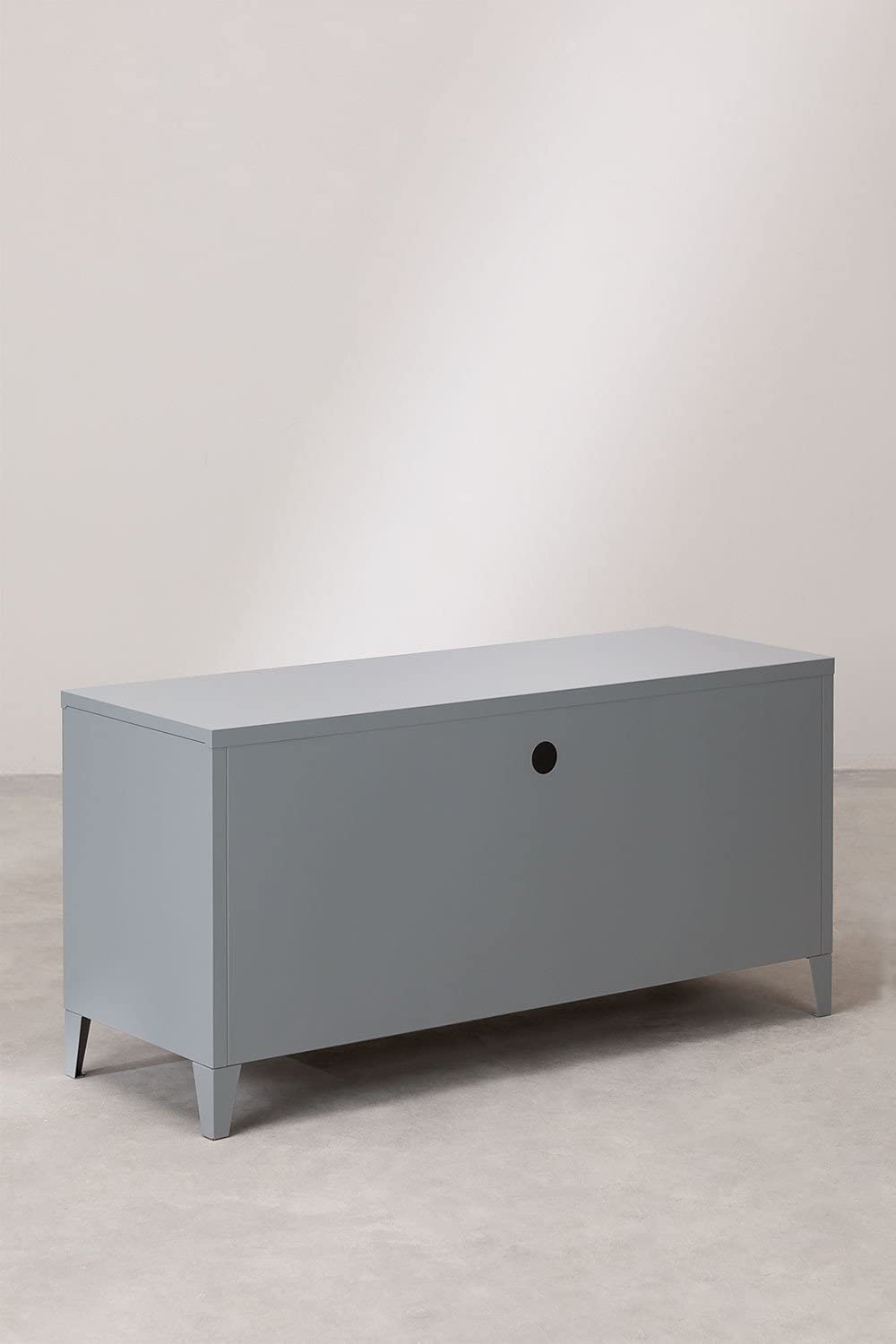 Sklum Pohpli mobile TV 120 cm grigio in acciaio