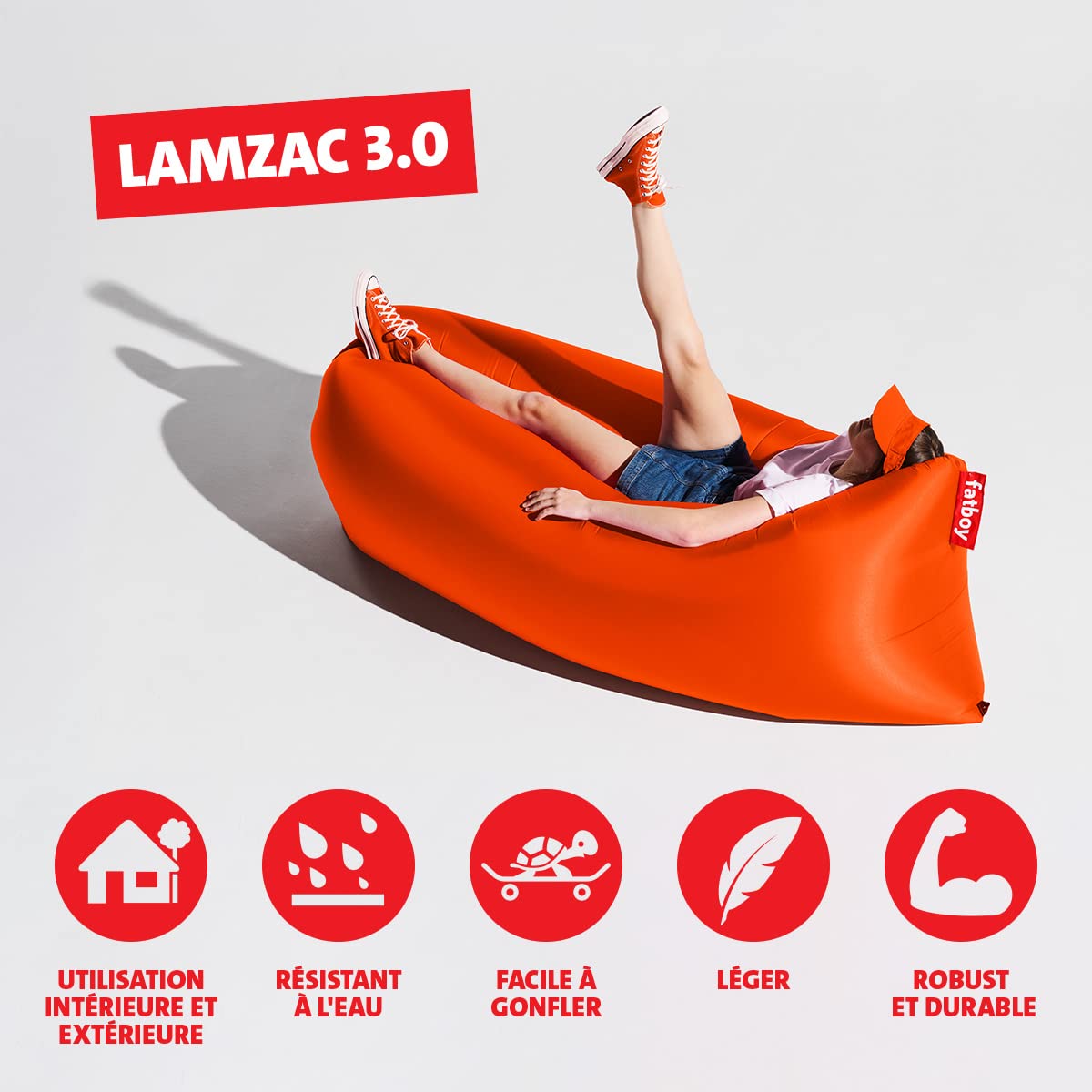 Fatboy Lamzac 3.0 Lettino Gonfiabile da Esterno 250 kg