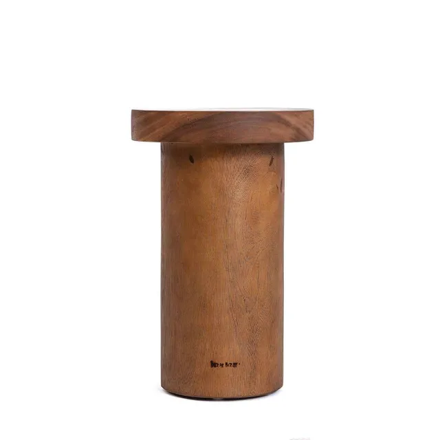 Bambua Inti tavolino laterale naturale legno teak