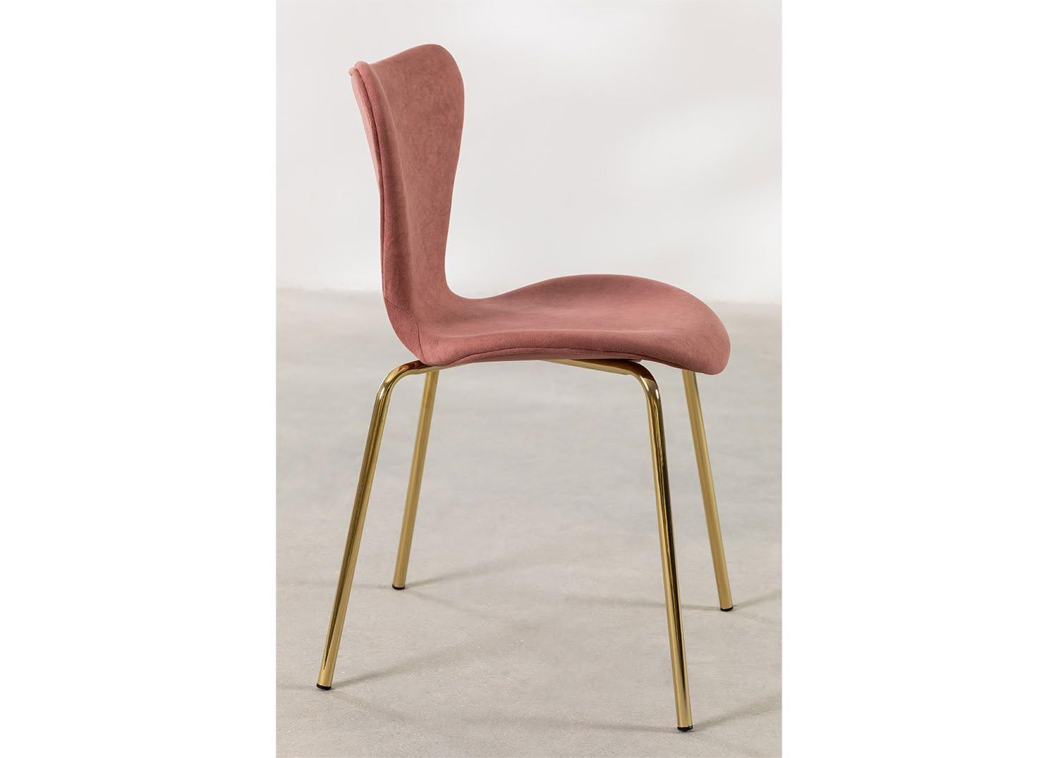 Sklum Uit sedia da pranzo impilabile terracotta